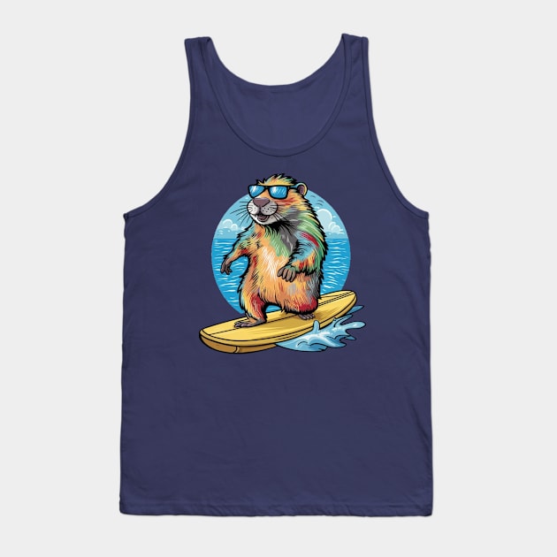 Surf Marmot Tank Top by Montony